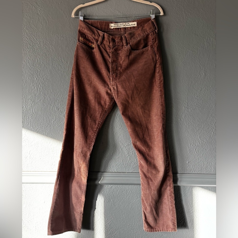 Vintage Diesel Corduroy Pants Dusty Rose Size 29